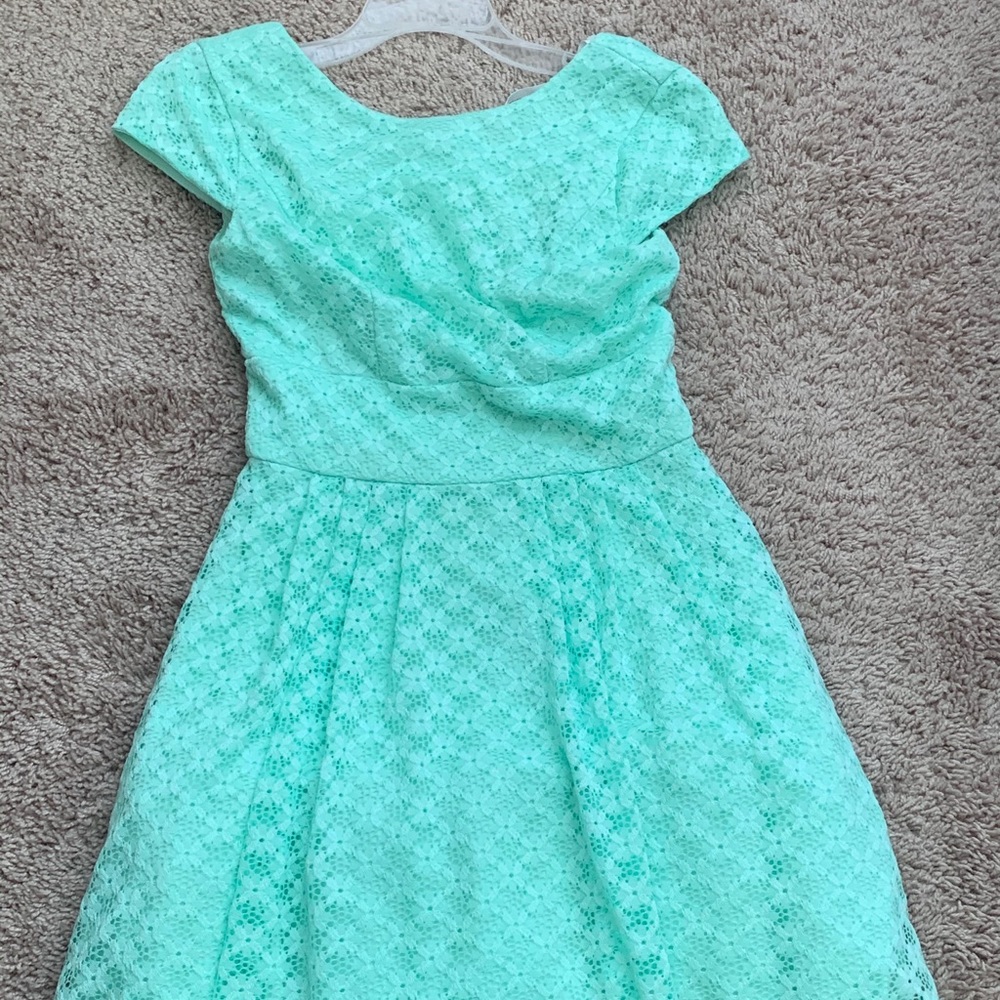 Turquoise dress